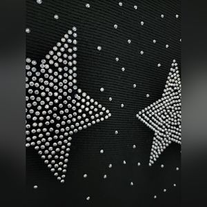 Black studded star Sweater 3x
